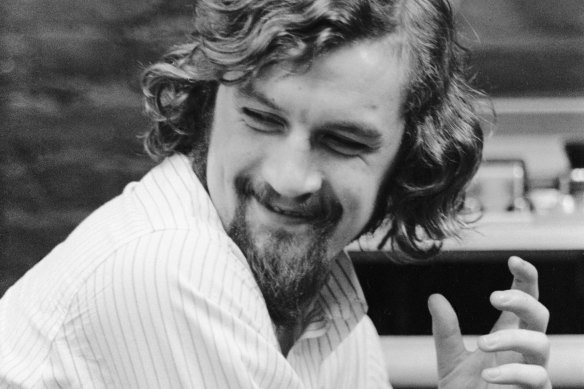 Billy Connolly in the late 1960s, during his days with the Humblebums.