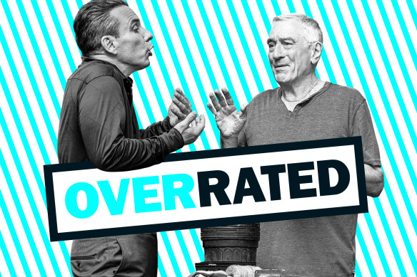 Robert De Niro (with Sebastian Maniscalco) in new film About My Father: 80 years old and still making terrible comedies.