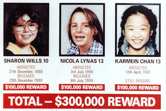 Missing Melbourne children from late 1980s and early 1990s who are believed to be victims of Mr Cruel.