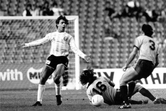 Argentina v Australia on July 14, 1988.