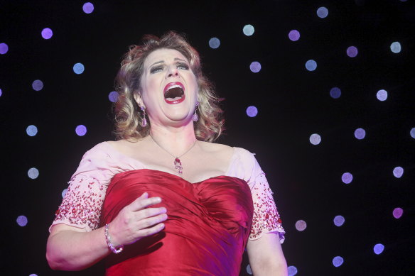 Opera singer Jacqueline Dark in 2014. She has died aged 55.