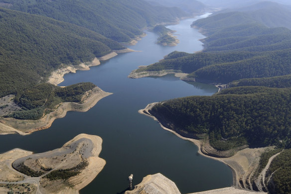 The Thomson Dam in 2008.