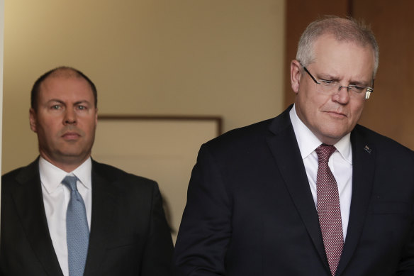 Josh Frydenberg and Scott Morrison will announce extended income support on Tuesday. 