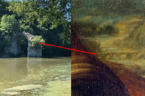 Romito di Laterina bridge in Arezzo, the bridge painted in the backdrop of the most famous portrait in the world – Leonardo da Vinci’s Mona Lisa.