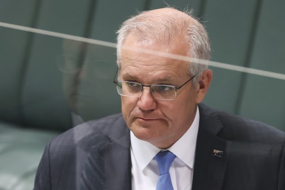 Prime Minister Scott Morrison in Parliament last week.