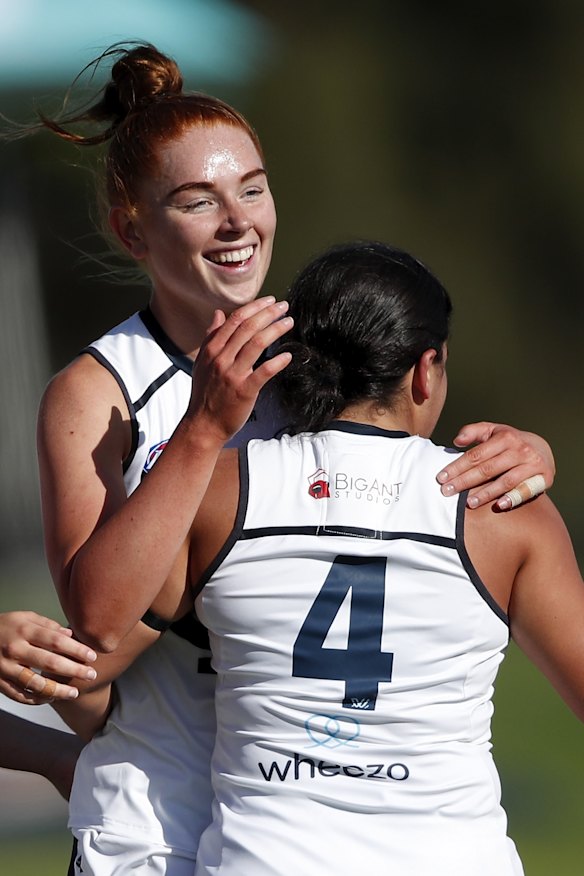 Carlton may lose young AFLW midfielder Grace Egan.