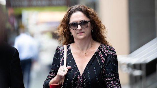 Sarah Cruickshank, former chief of staff to Gladys Berejiklian, arrives at the ICAC last Tuesday. She is not accused of wrongdoing.