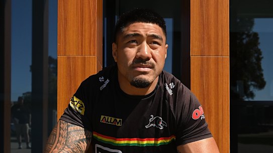 “I’m more of an actions guy”: Panthers prop Moses Leota.