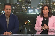 Anchor Colleen Williams confirmed the chopper belongs to the NBC4 Los Angeles station.