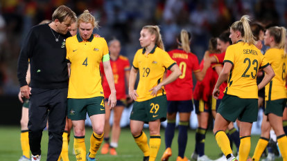 ‘A question of how many goals’: Matildas coach believes Spain thrashing should have been expected