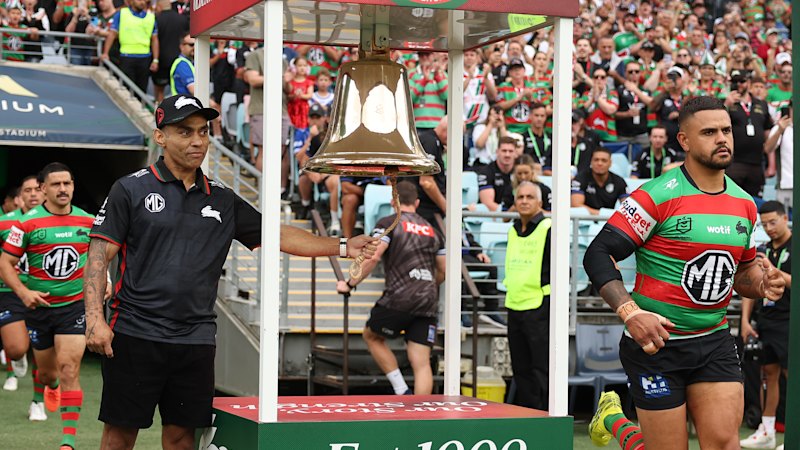 Johnston echoes Merritt’s brilliance as Rabbitohs pay tribute to cancer-stricken club great