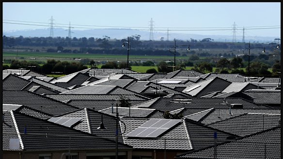 Roof top solar panels 