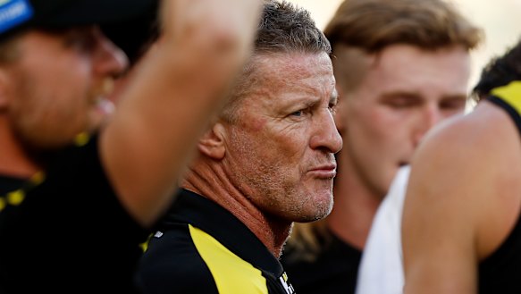 Damien Hardwick and Richmond are giving Dustin Martin all the time he needs.