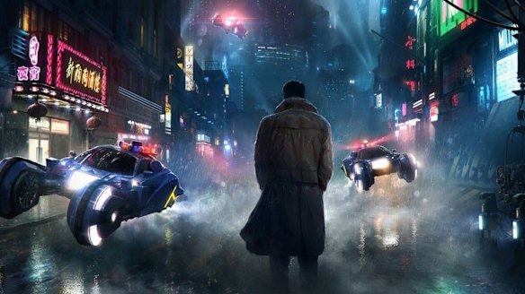 There's constant overhead activity in Blade Runner 2049.