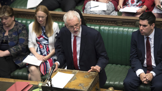 In question time on Wednesday, May lashed Opposition Leader Jeremy Corbyn for perceived anti-Semitism.