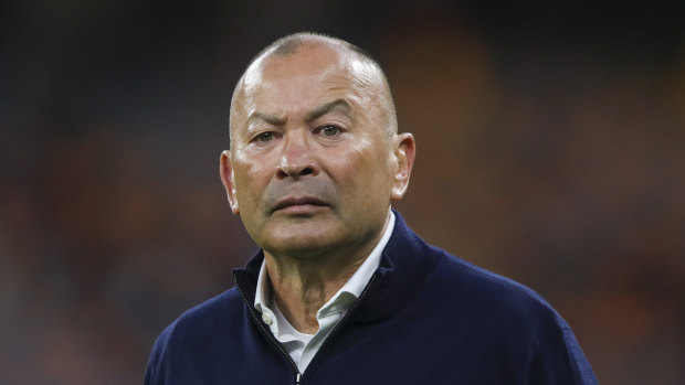 Eddie Jones before the first Test in Perth. 