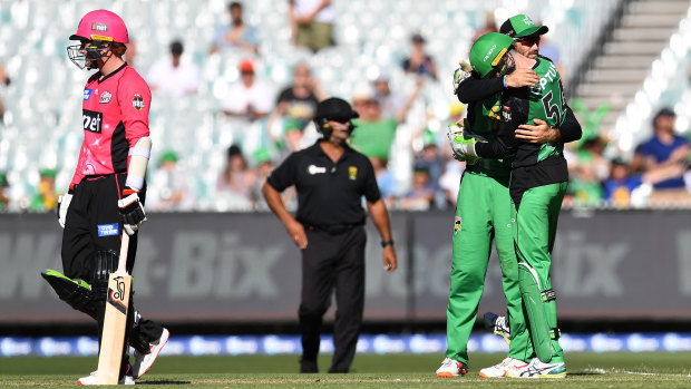 Worst for last: the Sixers suffered a humiliating defeat to the Melbourne Stars at the weekend.