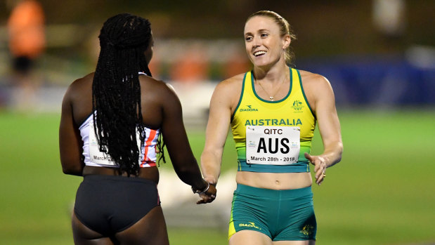 Sally Pearson was happy with her run on Wednesday night.