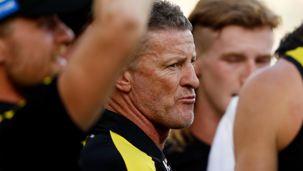 Damien Hardwick and Richmond are giving Dustin Martin all the time he needs.