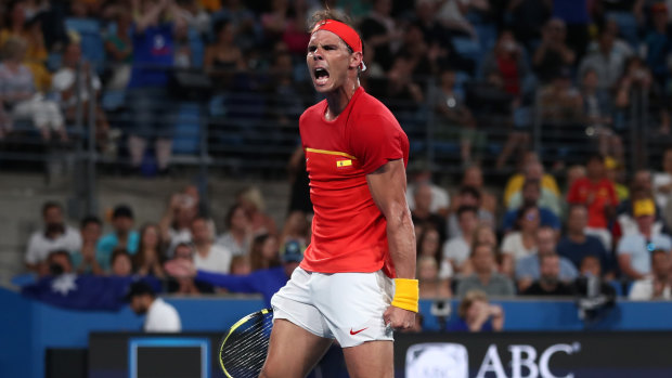 Nadal eventually emerged on top.