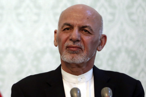 Afghan President Ashraf Ghani is one of two leading candidates seeking election.
