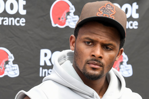 Deshaun Watson speaks for the first time since his unveiling at Cleveland in March Watson has been accused by massage therapists of harassing, assaulting or touching them during appointments when he played for the Houston Texans.