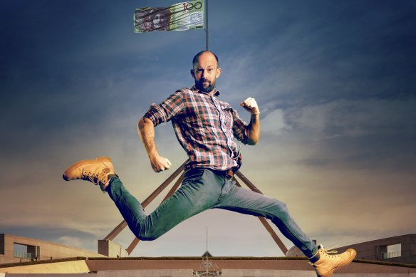 Christiaan Van Vuuren in Big Deal: woke up to the power of politics.