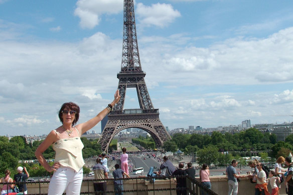Joy Rowley during a trip to Paris. 