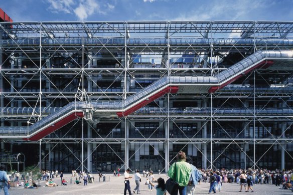 The Pompidou Centre in Paris.