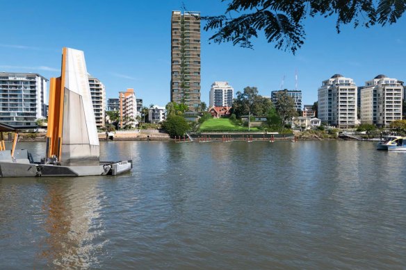 The tower would dominate the Kangaroo Point skyline.