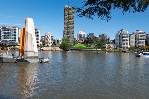 The tower would dominate the Kangaroo Point skyline.