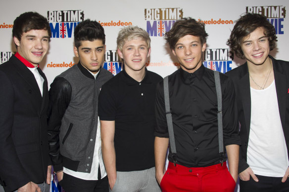 One Direction (from left) Liam Payne, Zayn Malik, Niall Horan, Louis Tomlinson and Harry Styles, in 2012. 