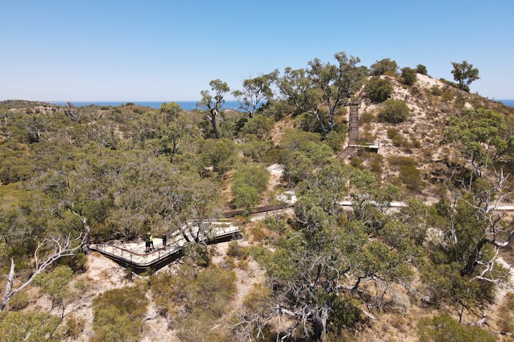 The Maidens Reserve trail design