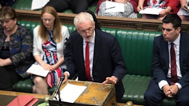 In Question Time on Wednesday, May lashed Opposition Leader Jeremy Corbyn for perceived anti-Semitism.