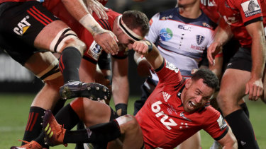 Out: The influential Ryan Crotty is a huge loss for the Crusaders.