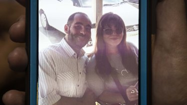 Hussain Al-Umari (left) pictured with his mother Janna Ezat. Hussain is feared dead.