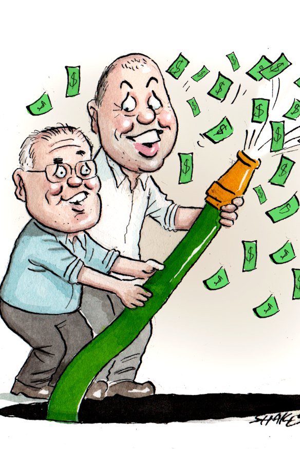 Scott Morrison and Josh Frydenberg.