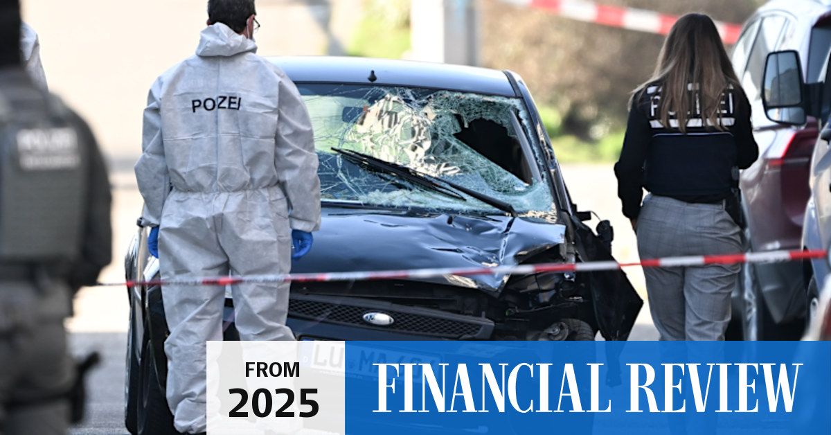 One dead after driver rams car into crowd in Germany
