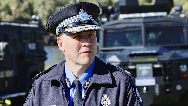 WA police commissioner Col Blanch.