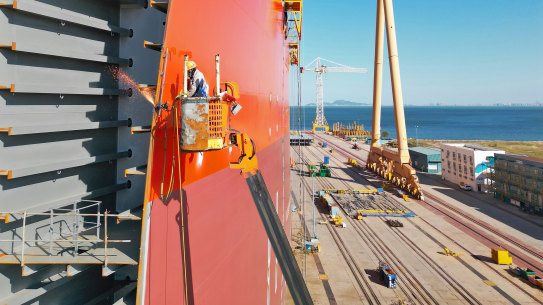 China’s dominance of global shipbuilding is comprehensive.