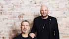 Linchpin Hospitality chief executive Terry Soukoulis (left) with chef and culinary director George Calombaris.