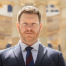 Daniel Keighran in Anzac Square in Brisbane, October 3, 2024.