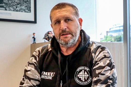 CFMEU NSW secretary Darren Greenfield, who is facing bribery charges, supported Setka remaining at the CFMEU.