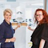 ANU chancellor Julie Bishop and vice chancellor Professor Genevieve Bell in 2022.