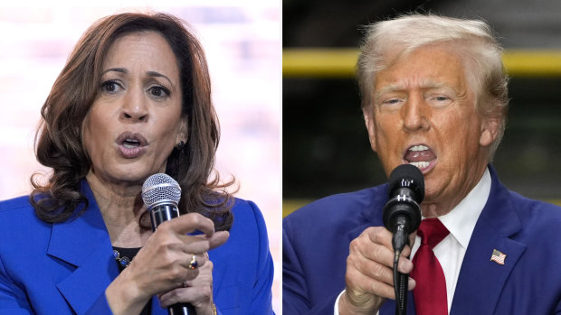 Donald Trump leads Kamala Harris by a point in fresh national poll