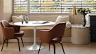 AFR, A breakfast nook located in a kitchen corner of a newly purchased luxury Sydney harbourside apartment designed by Arent&Pyke for an empty-nester couple. Supplied 12th March 2025 photo: Anson Smart