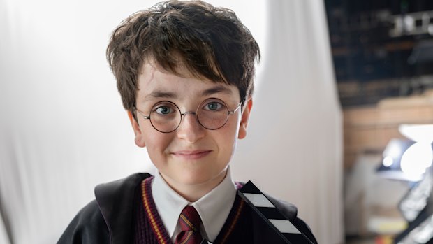 Dominic McLaughlin has officially landed at Hogwarts.