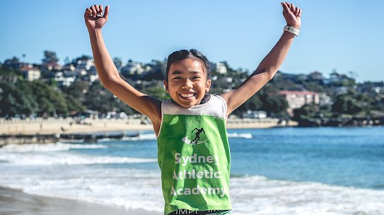 11-year-old Sydney schoolgirl Mia Guillergan holds the world record for the 5000m. 