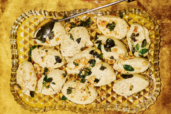 Shannon Martinez substitutes ricotta for tofu in her gnudi dumplings.