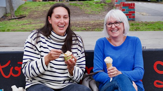 Claire and her mother Meg.